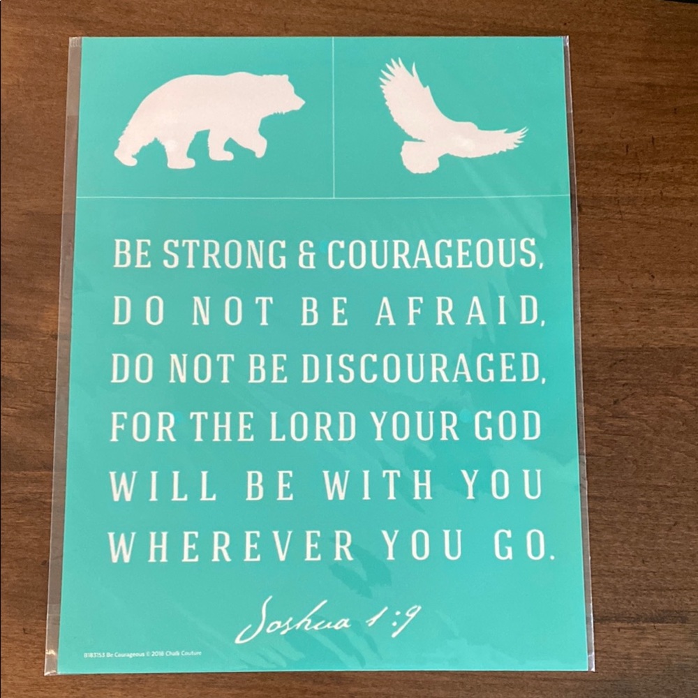 Chalk Couture Size B Transfer Be Courageous